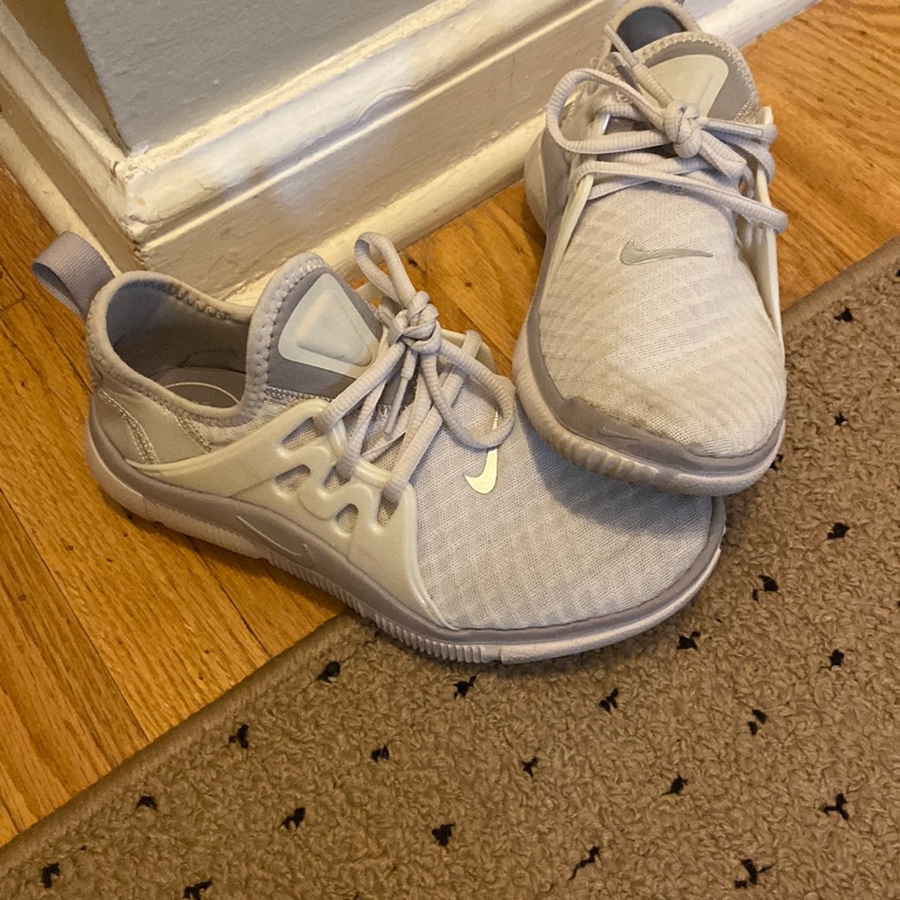 White Nike sneakers